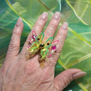 Ring & Earing Betsey Johnson